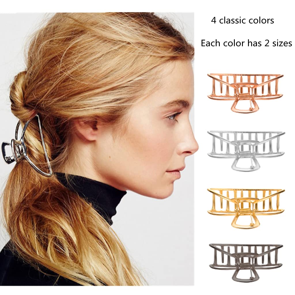 IAXSEE hair claw securing a bun demonstrating firm hold and tidy silhouette