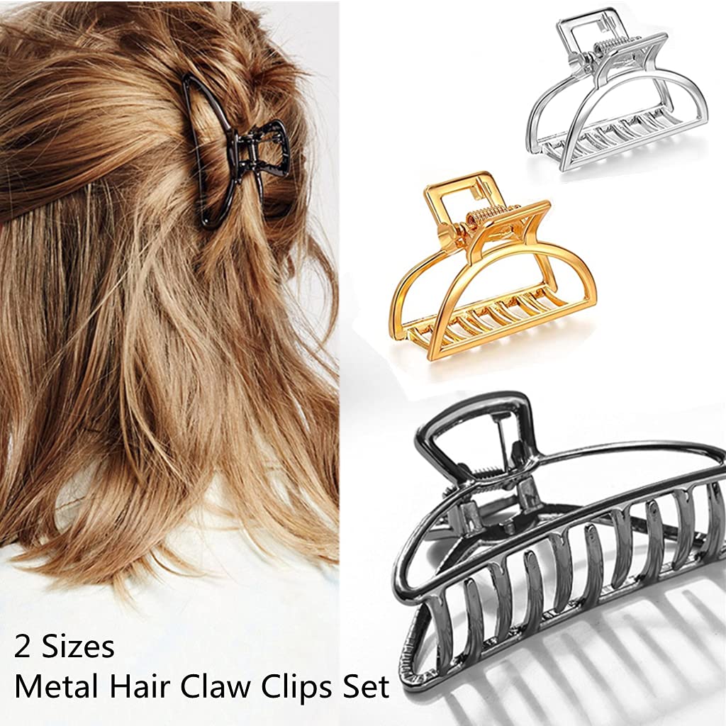 IAXSEE small half-bun clip close-up showing delicate hold and neat styling