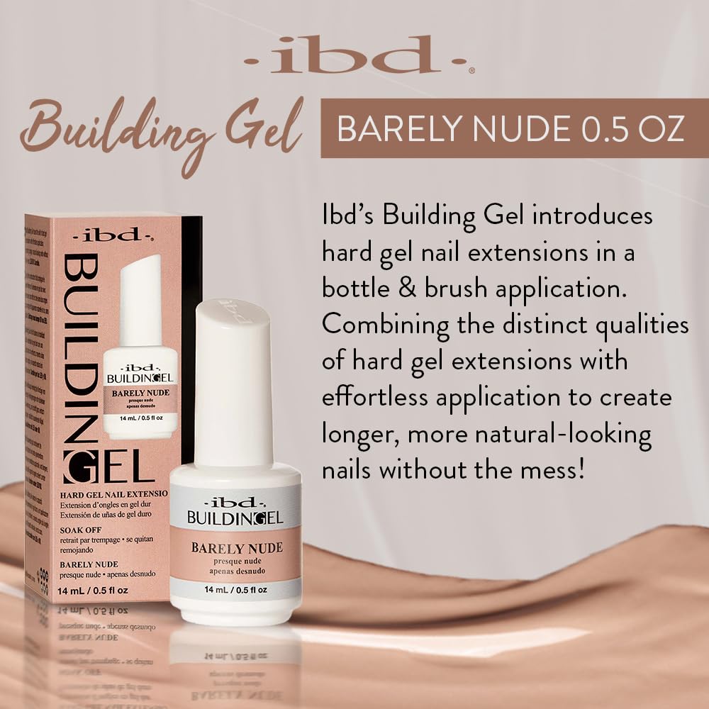 IBD building gel brush application close-up demonstrating smooth controlled placement