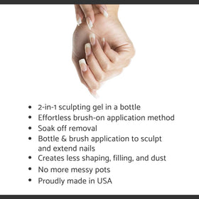 IBD product label and 0.5 oz scale showing size and professional formulation