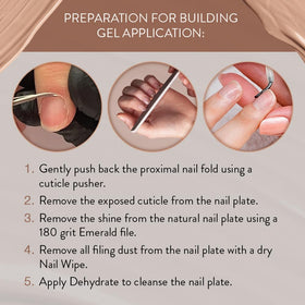 IBD building gel 0.5 fl oz size and scale photo emphasizing economical supply