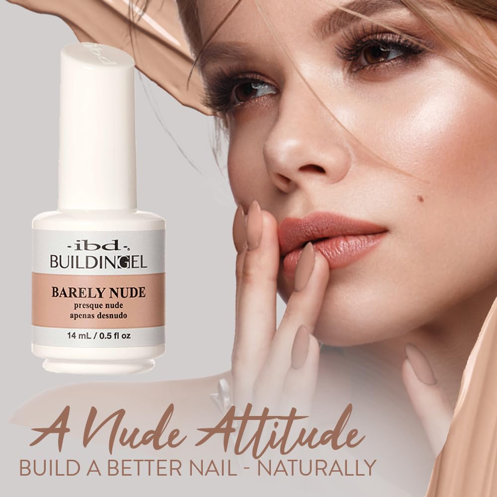 IBD building gel texture swirl highlighting thick consistency for strong sculpting