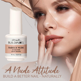 IBD building gel texture swirl highlighting thick consistency for strong sculpting
