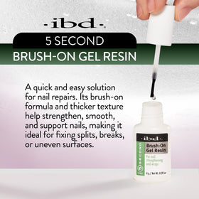 IBD gel texture on nail showing smooth finish and blendability