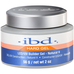 IBD 2 oz jar front view showing label and natural shade, ideal for professional use