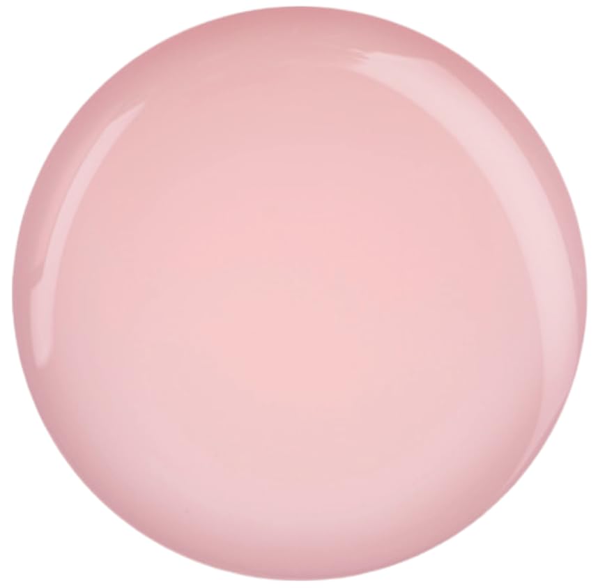 IBD hard gel pink brush application closeup showing smooth flow and precise coverage benefit: clean results