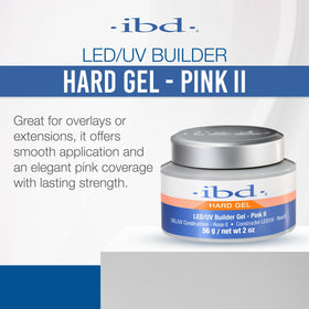 IBD builder gel being applied with brush demonstrating controlled application benefit