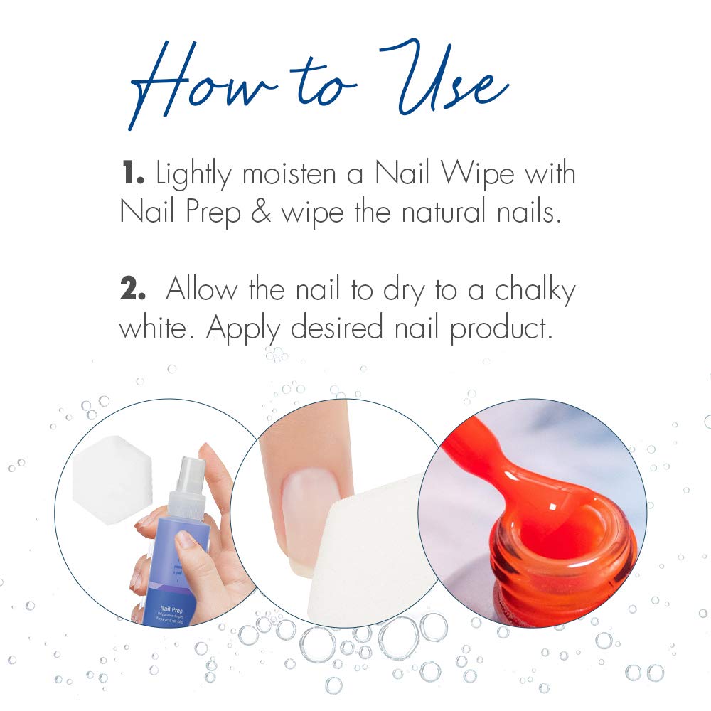 IBD nail prep-spray next to manicure tools showing 16 oz salon-ready capacity