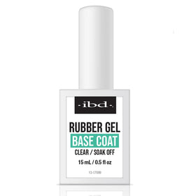 IBD rubber base open cap texture demonstrating thick elastic gel consistency