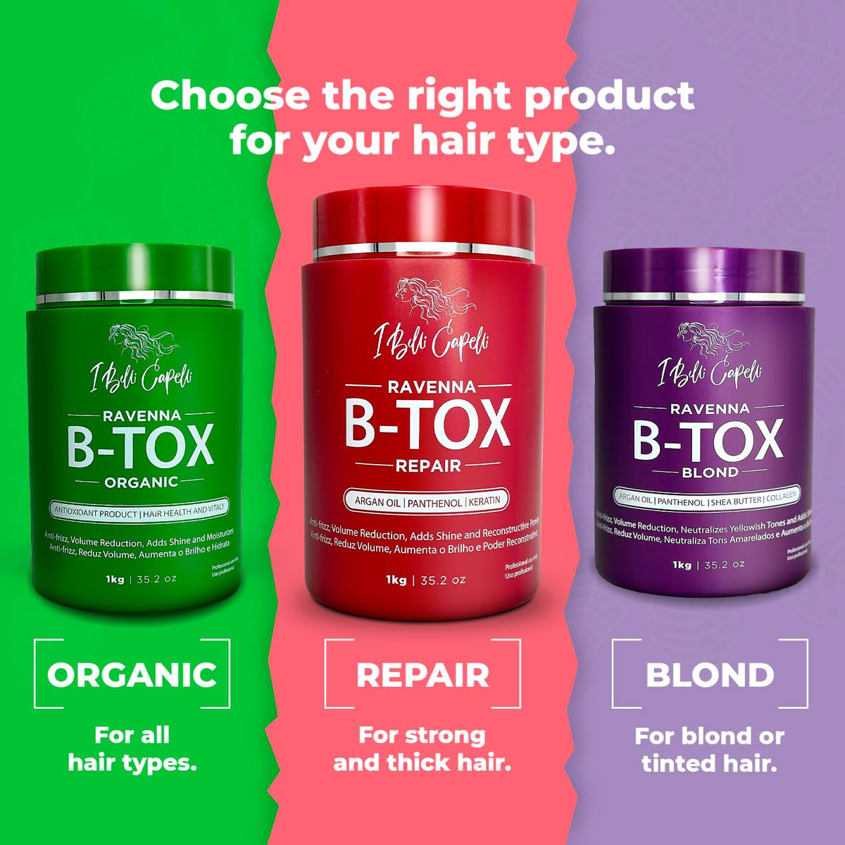 I Belli Capelli in-salon styling with flat iron for long-lasting straightness