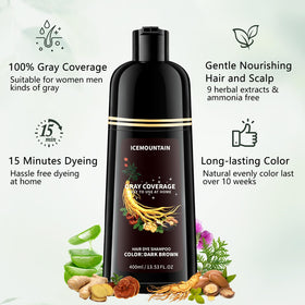 ICEMOUNTAIN foamy lather texture demonstrating gentle conditioning benefit