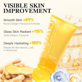 ICIKOL peel-off removal in morning revealing refreshed, hydrated skin