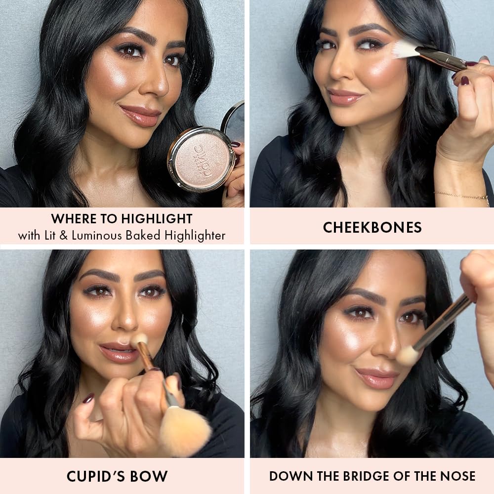 ICONIC LONDON precision highlight on cupid's bow enhancing lip definition