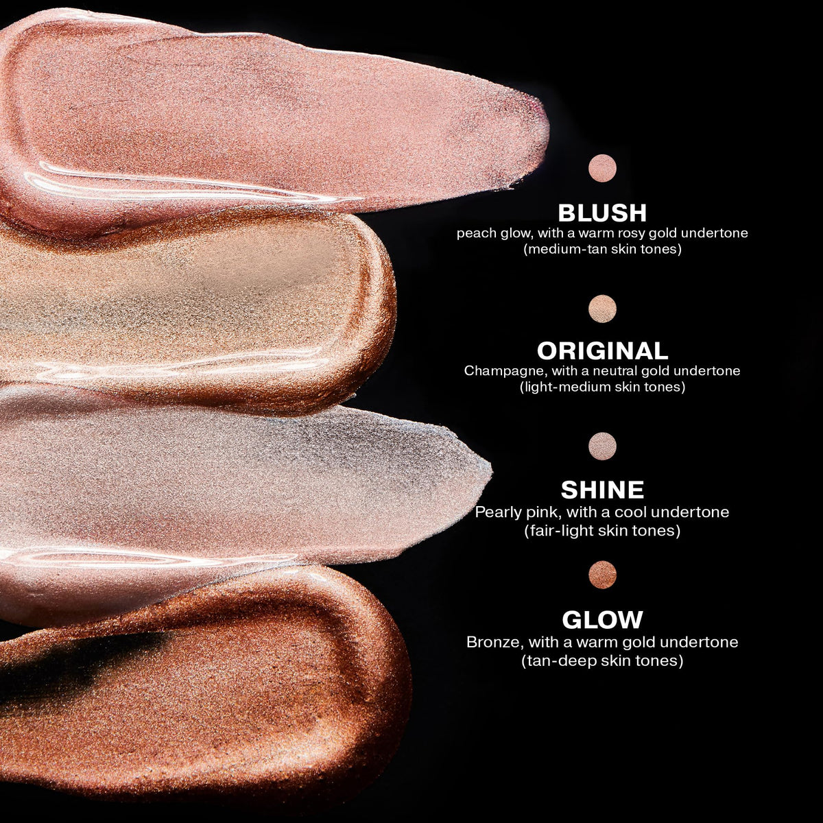 ICONIC LONDON applied to cheekbone showing blendable highlight and natural radiance