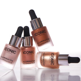 ICONIC LONDON shimmer texture close-up with pearl suspension for multidimensional glow