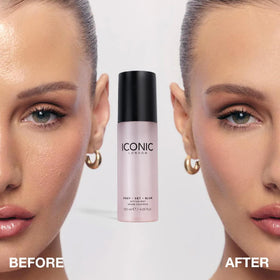 ICONIC LONDON nozzle close-up revealing ultra-fine atomizer for even coverage