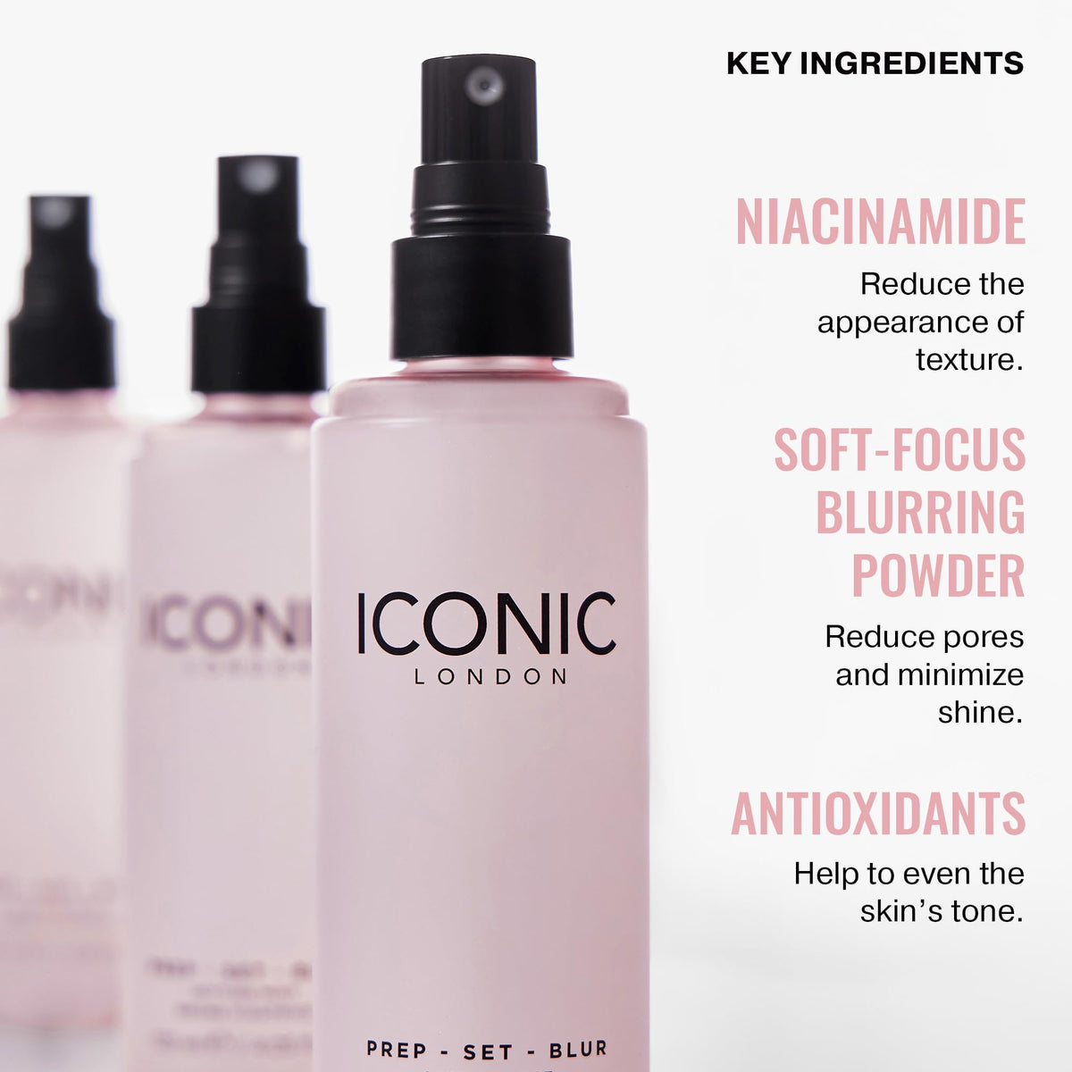 ICONIC LONDON bottle in hand illustrating compact 30 mL travel convenience