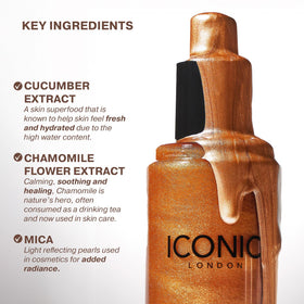 ICONIC LONDON mist spraying demonstrating fine even application benefit