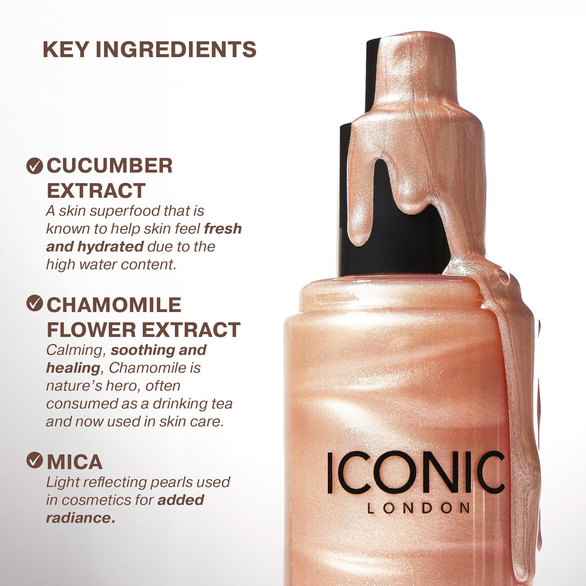 ICONIC LONDON nozzle close-up for even fine mist application benefit