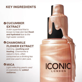 ICONIC LONDON nozzle close-up for even fine mist application benefit
