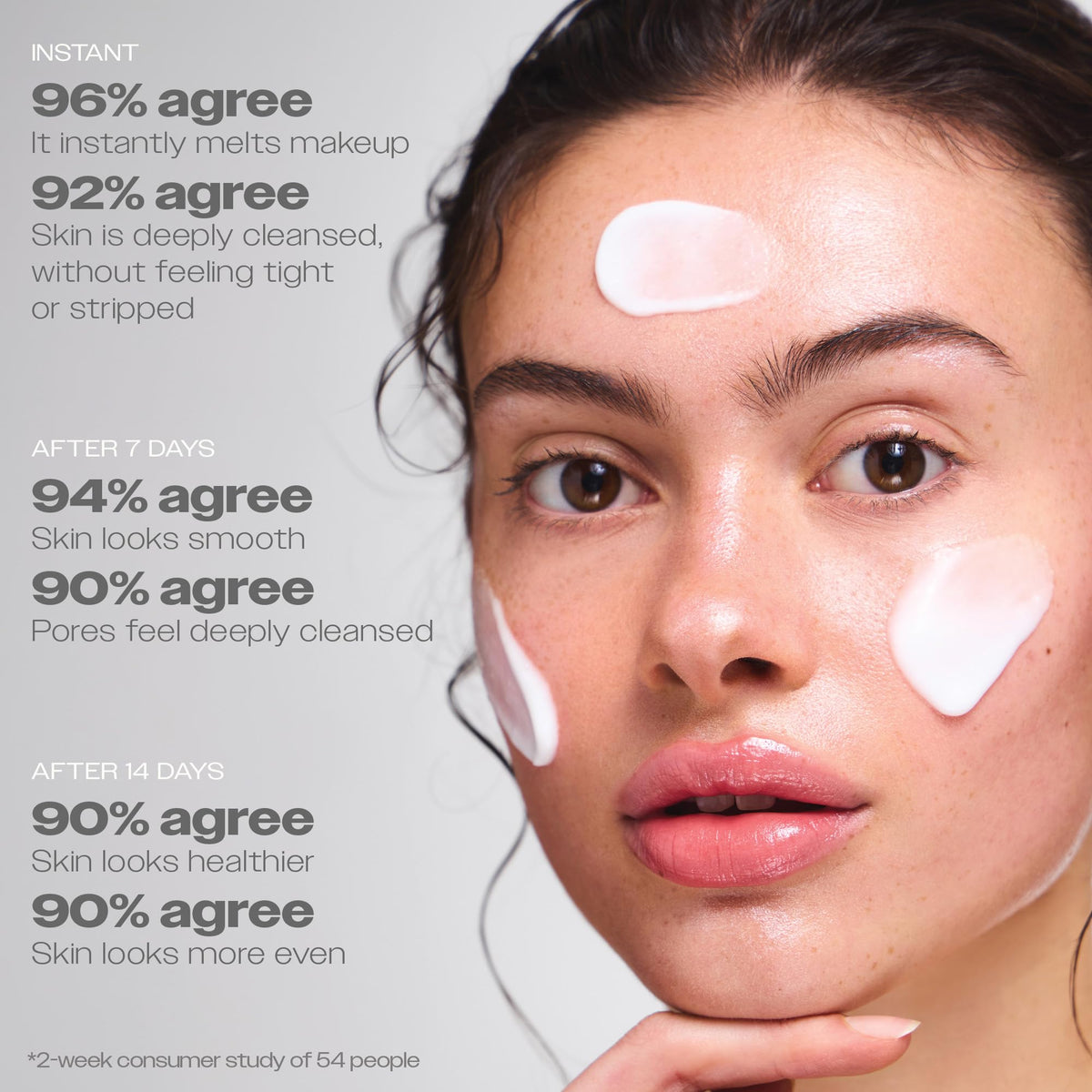 ICONIC LONDON close-up texture showing buttery balm for effortless makeup removal