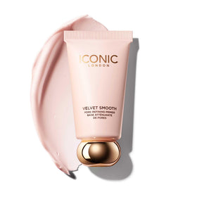 ICONIC LONDON front packaging showing product and brand, smooth finish benefit