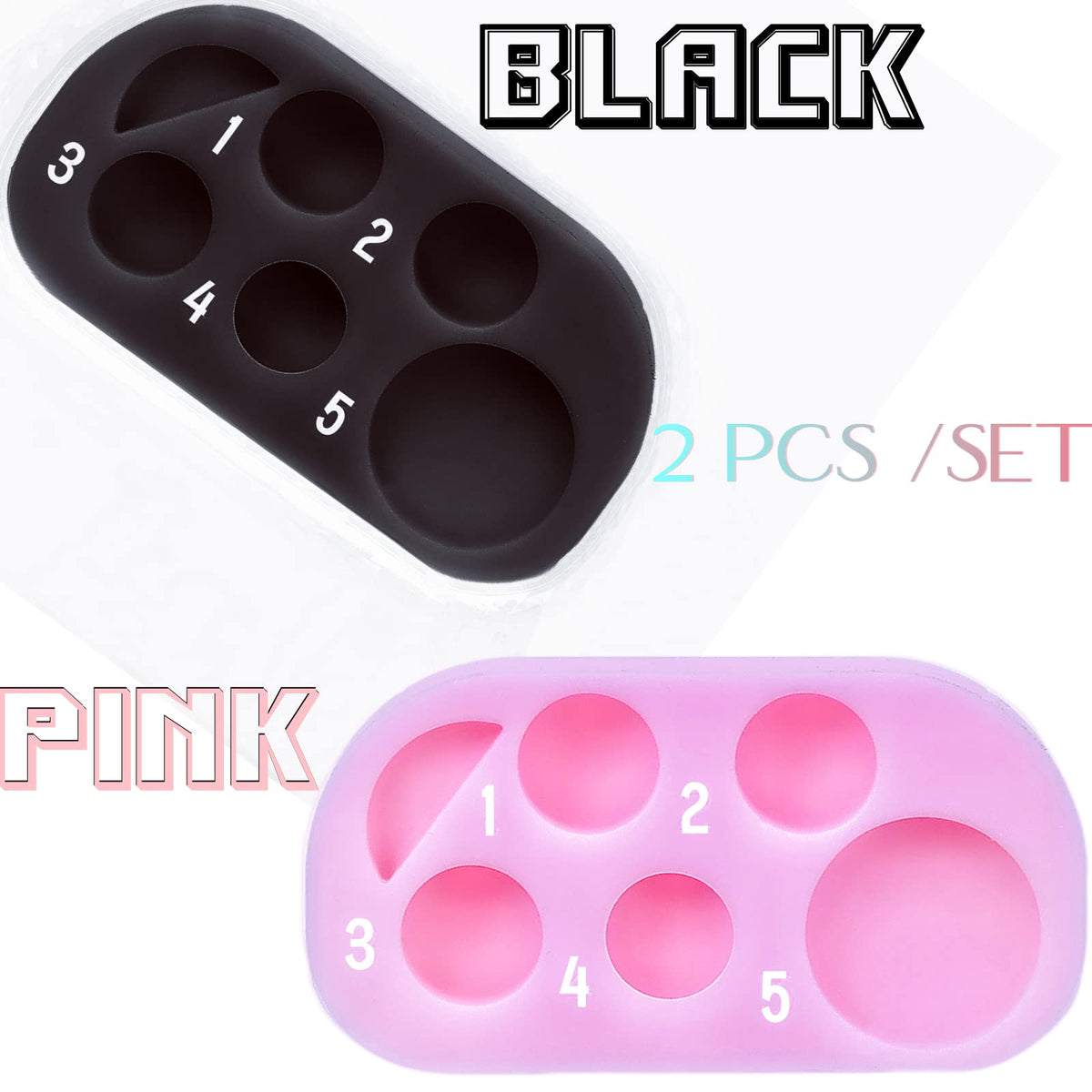 ICONSIAM pink and black trays together showing color-coded organization for faster workflow