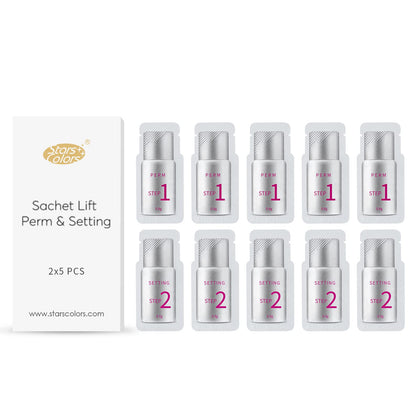 iconsign front packaging showing kit and sachets for quick professional results
