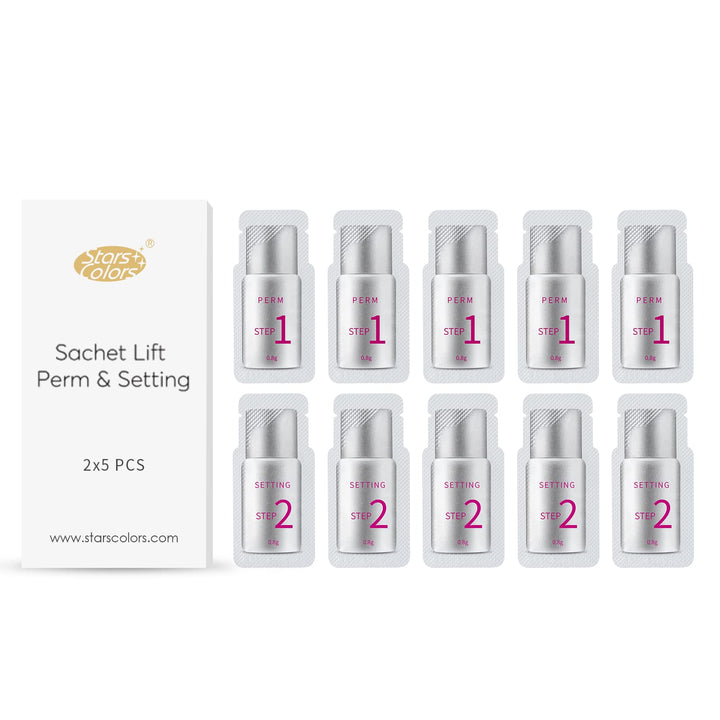 iconsign front packaging showing kit and sachets for quick professional results