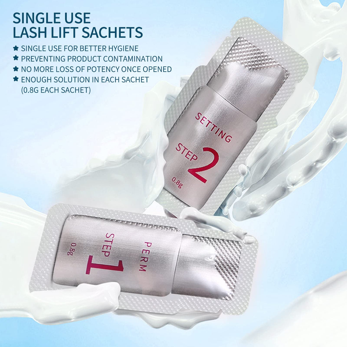 iconsign lotion textures in droplets showing gentle formula and easy spread