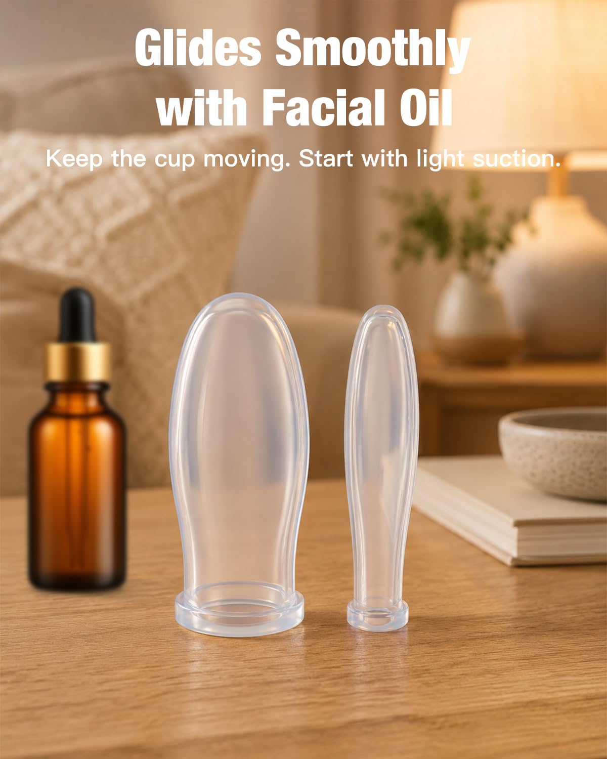 ICUPPING neck treatment lifestyle image showing comfortable at-home use and relaxed posture