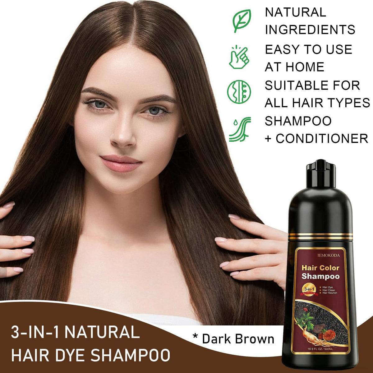 iemokoda shampoo texture close-up showing creamy lather for even application and conditioning