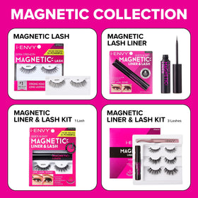 iENVY KISS magnetic lash attachment in use demonstrating secure bond