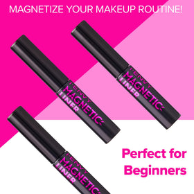 iENVY KISS eyeliner size and scale held between fingers for portability