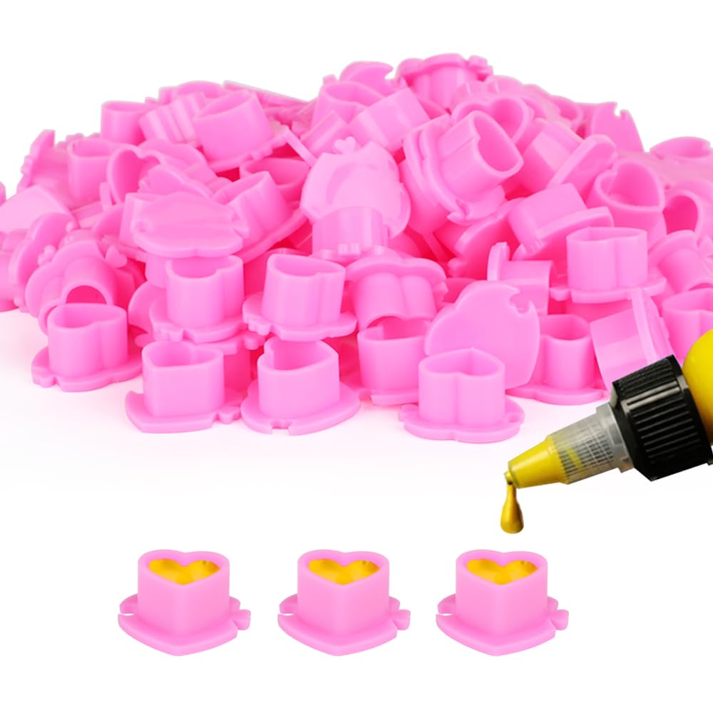 IFERO front packaging of 200 heart-shaped ink cups shows compact bulk and convenience