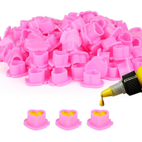 IFERO front packaging of 200 heart-shaped ink cups shows compact bulk and convenience