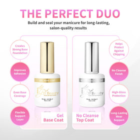 iGel Beauty bottle close-up of smooth gel texture highlighting easy self-leveling application