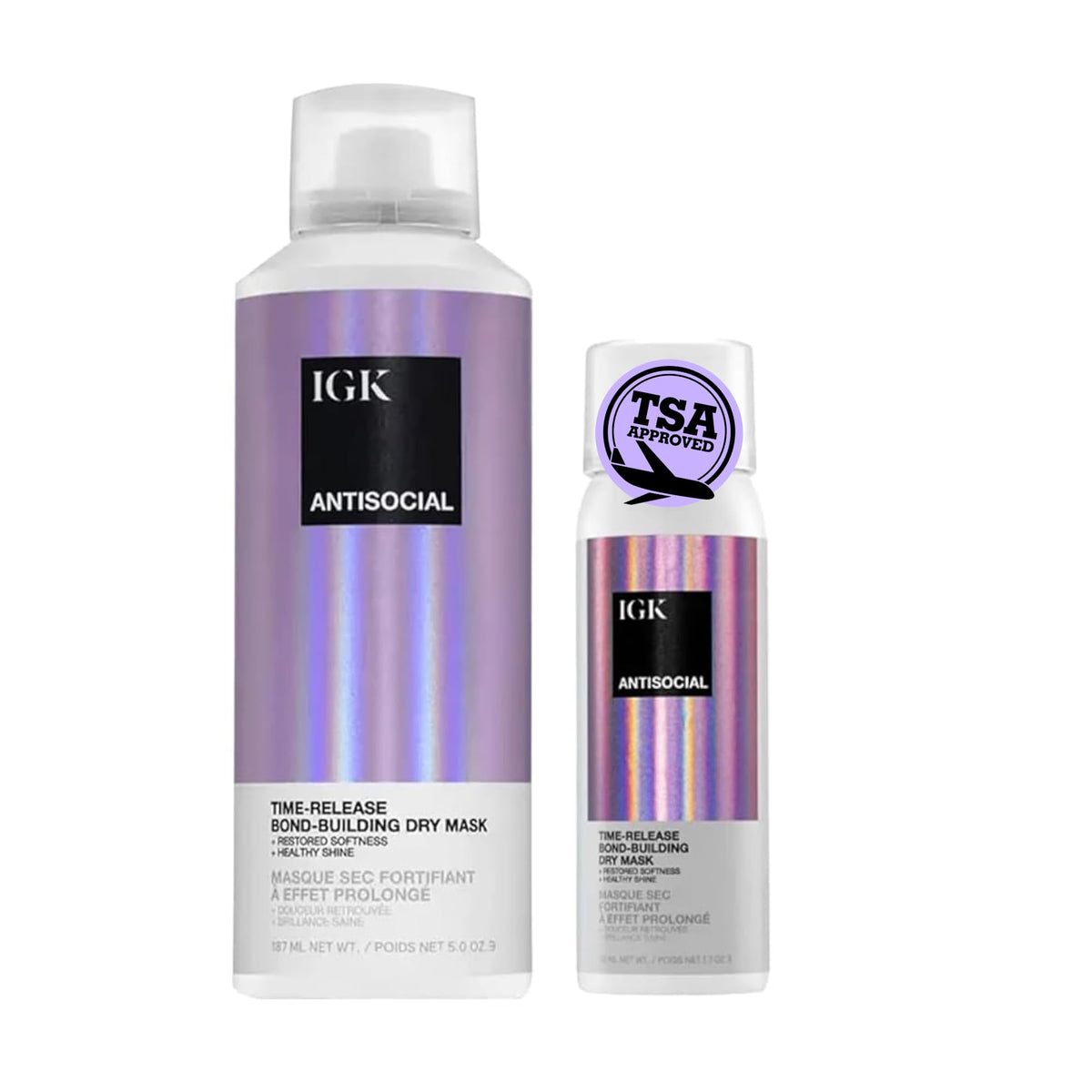 IGK Antisocial front packaging showing bottle and set for easy recognition