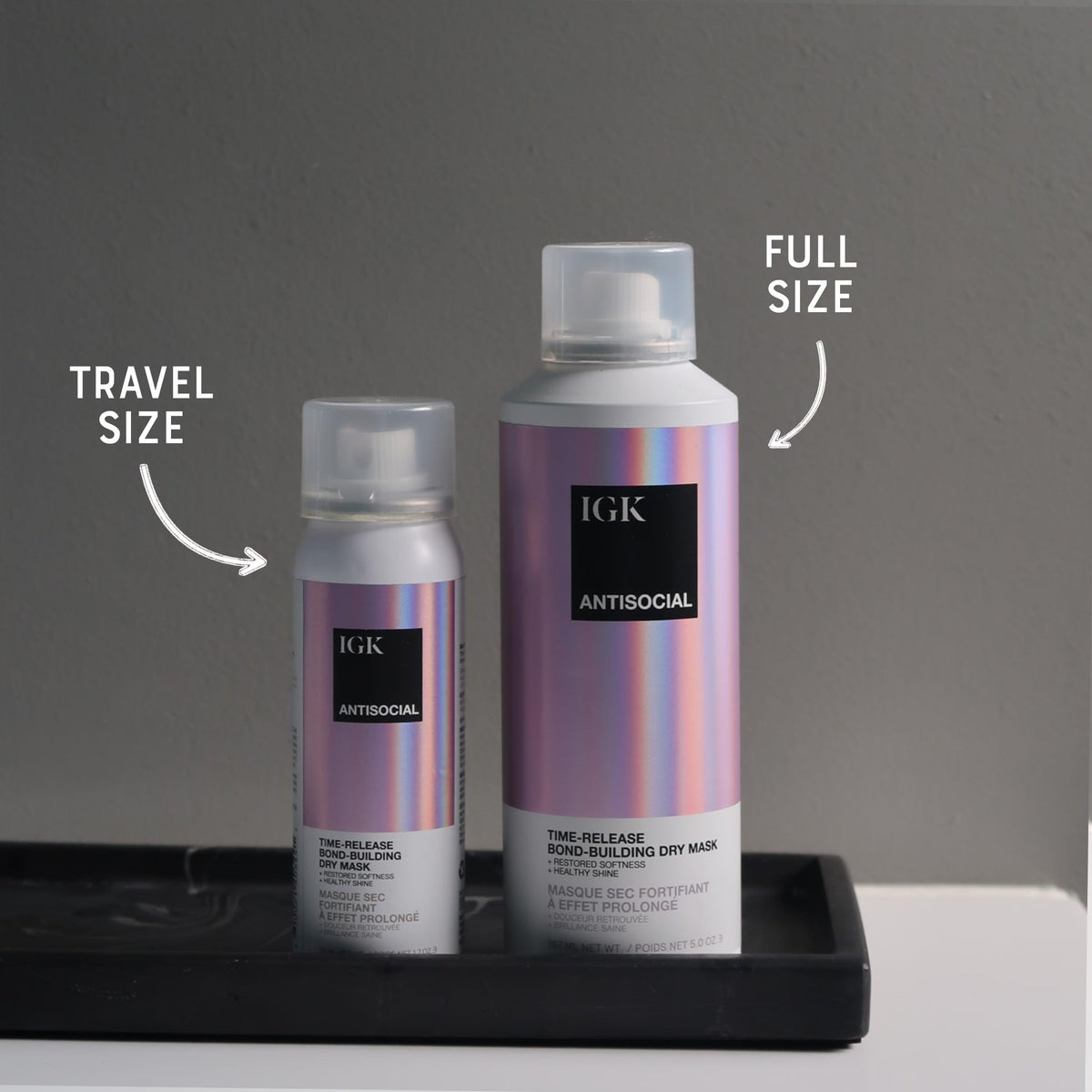 IGK Antisocial spray nozzle close-up demonstrating precise, even misting
