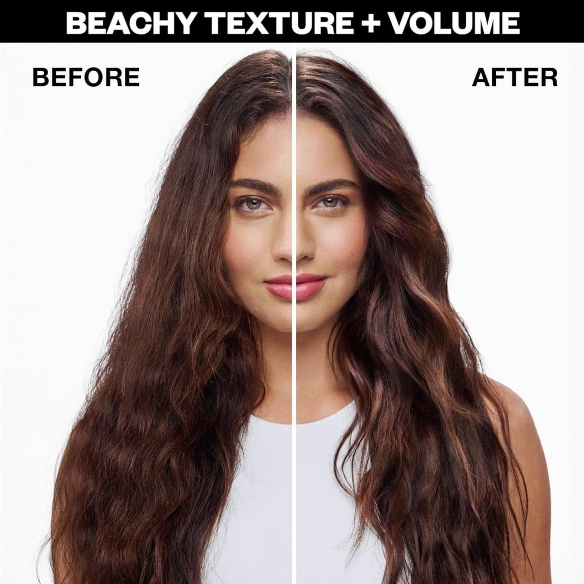 IGK applied to braided hair demonstrating how to achieve defined air-dry waves