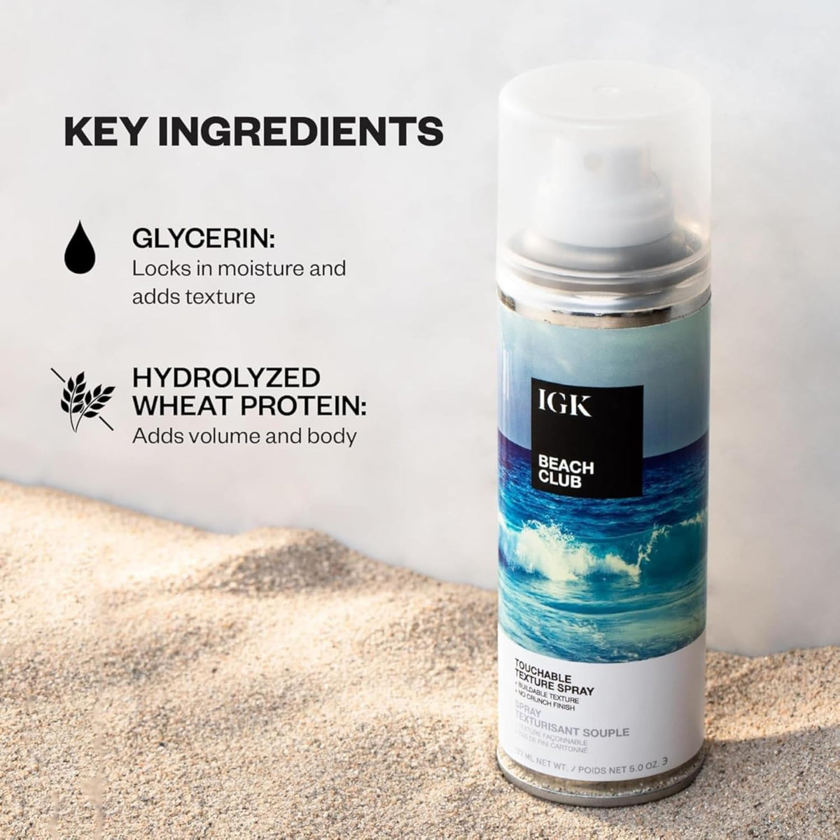 IGK finished diffused hair with amplified volume and soft movement