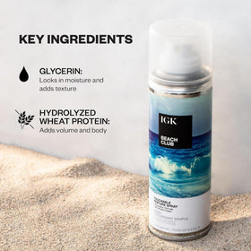 IGK finished diffused hair with amplified volume and soft movement