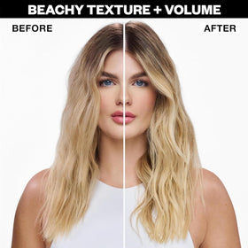 IGK foam dispensed on palm highlighting lightweight texture and easy application benefit