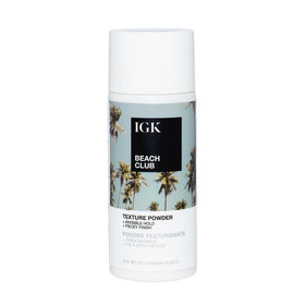 IGK Beach Club front packaging showing compact jar and branding for easy storage
