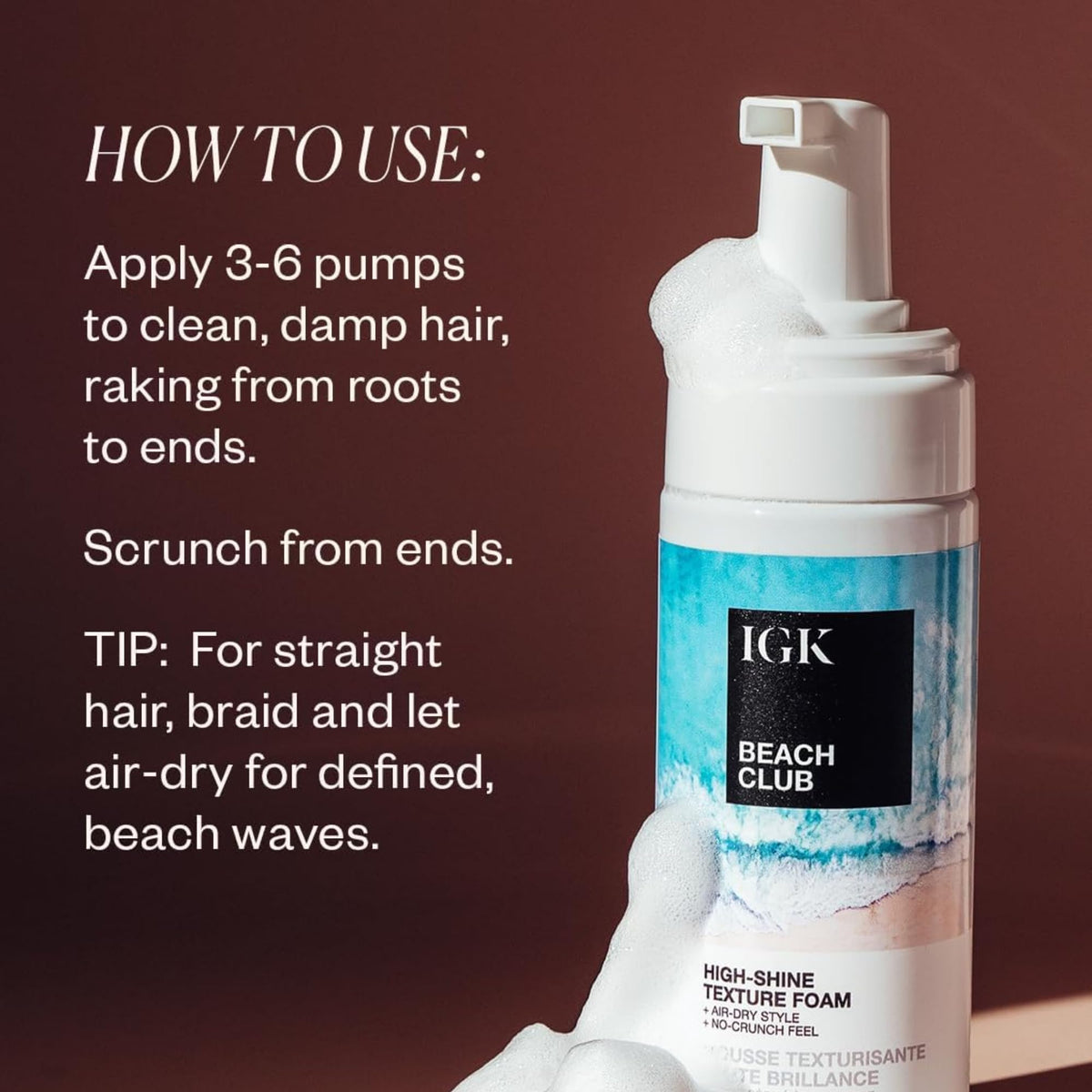 IGK scent still life with guava and coconut visuals conveying lasting fragrance benefit