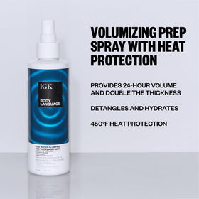 IGK mist spray in motion demonstrating fine even distribution for priming