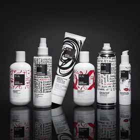 IGK Crybaby applied to hair ends, tames flyaways for smoother look
