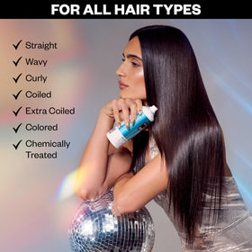 IGK Disco Disco on color-treated hair protecting vibrancy and sheen