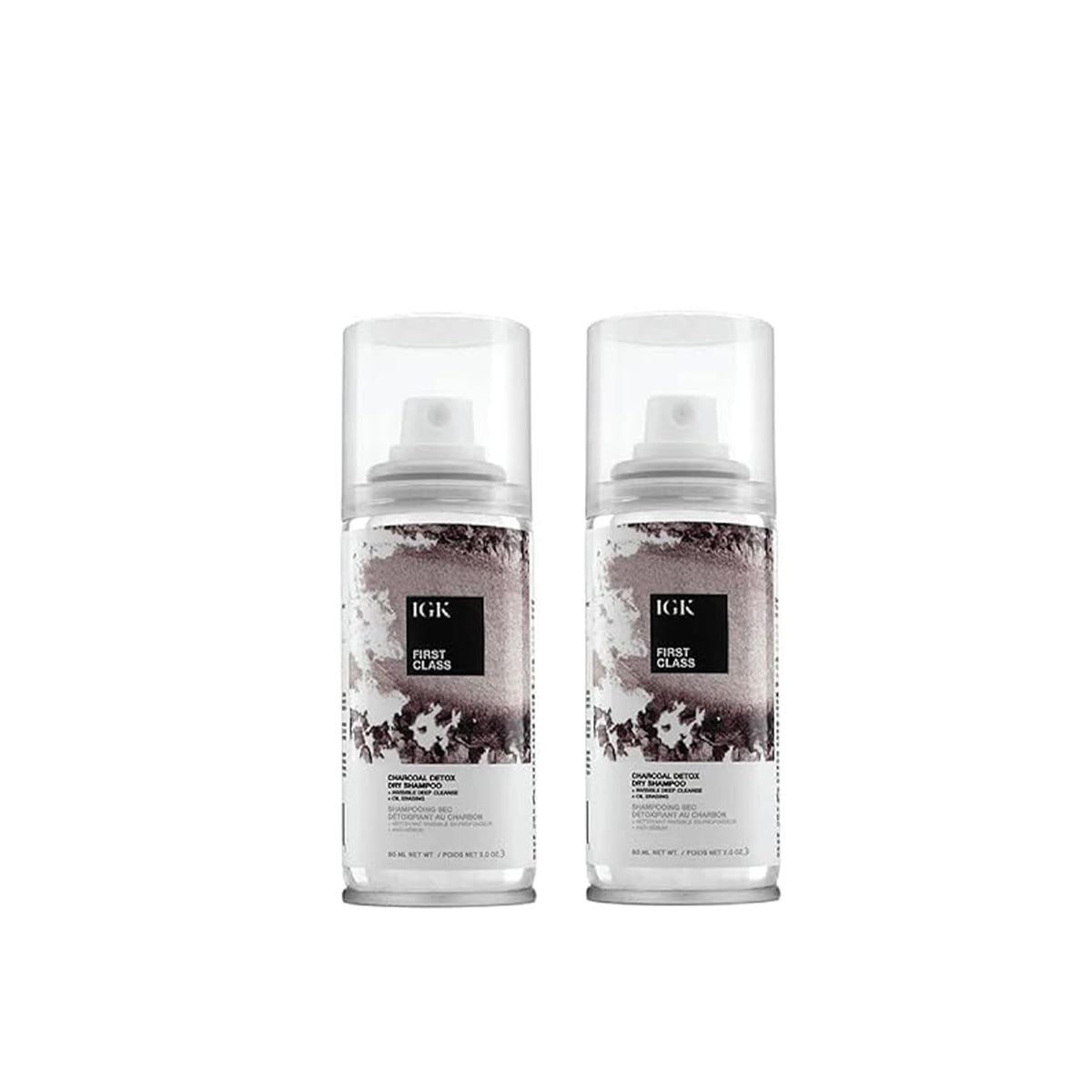 IGK travel pack front view showing compact cans and quick refresh benefit