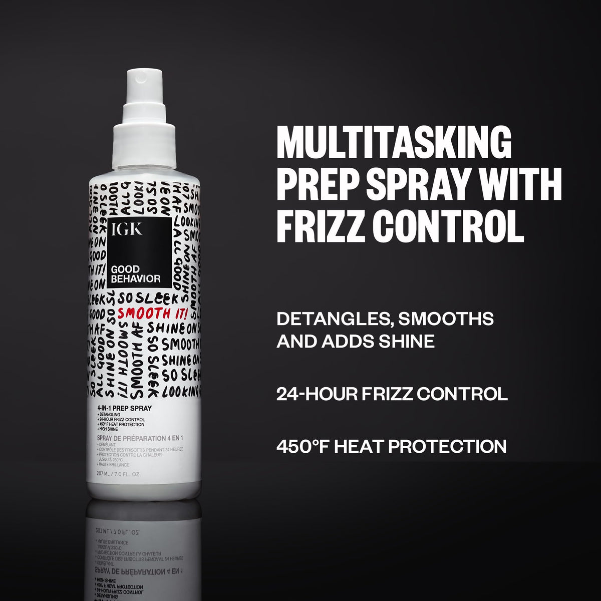 IGK spray nozzle close-up demonstrating easy mist application and control